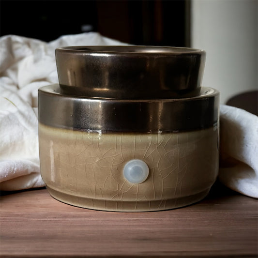 Bronze and Tan Fragrance Warmer - Small